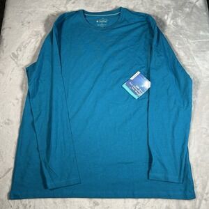 Coolibar Shirt Mens Extra Large Blue Morada Everyday T-Shirt UPF 50 Stretch